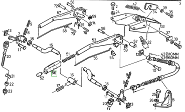 Preview: Griff Handbremse Deutz 0436 5615